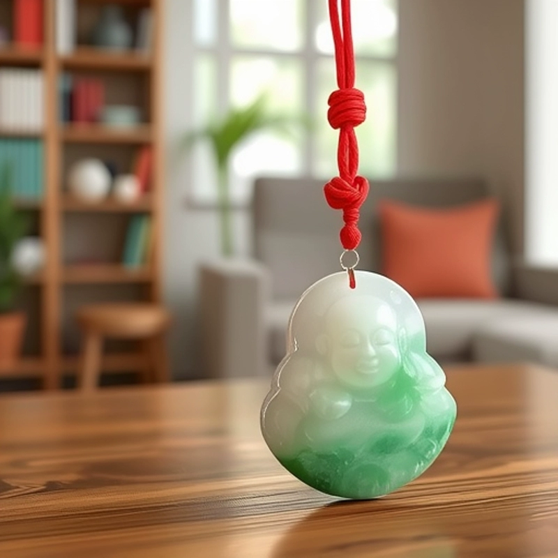 Оптовая продажа: очень большой кулон из необработанного нефрита (бисерного нефрита) с изображением Будды Гуаньинь/Майтреи, амулет мира, можно просверлить под стекло.