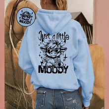 2025欧美跨境美式套头连帽卫衣男女款休闲潮流时尚印花连帽衫春秋