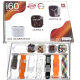 Cross-border 12in1 new i60 suit smart watch bluetooth headset ultra2 suit SmartWatch9
