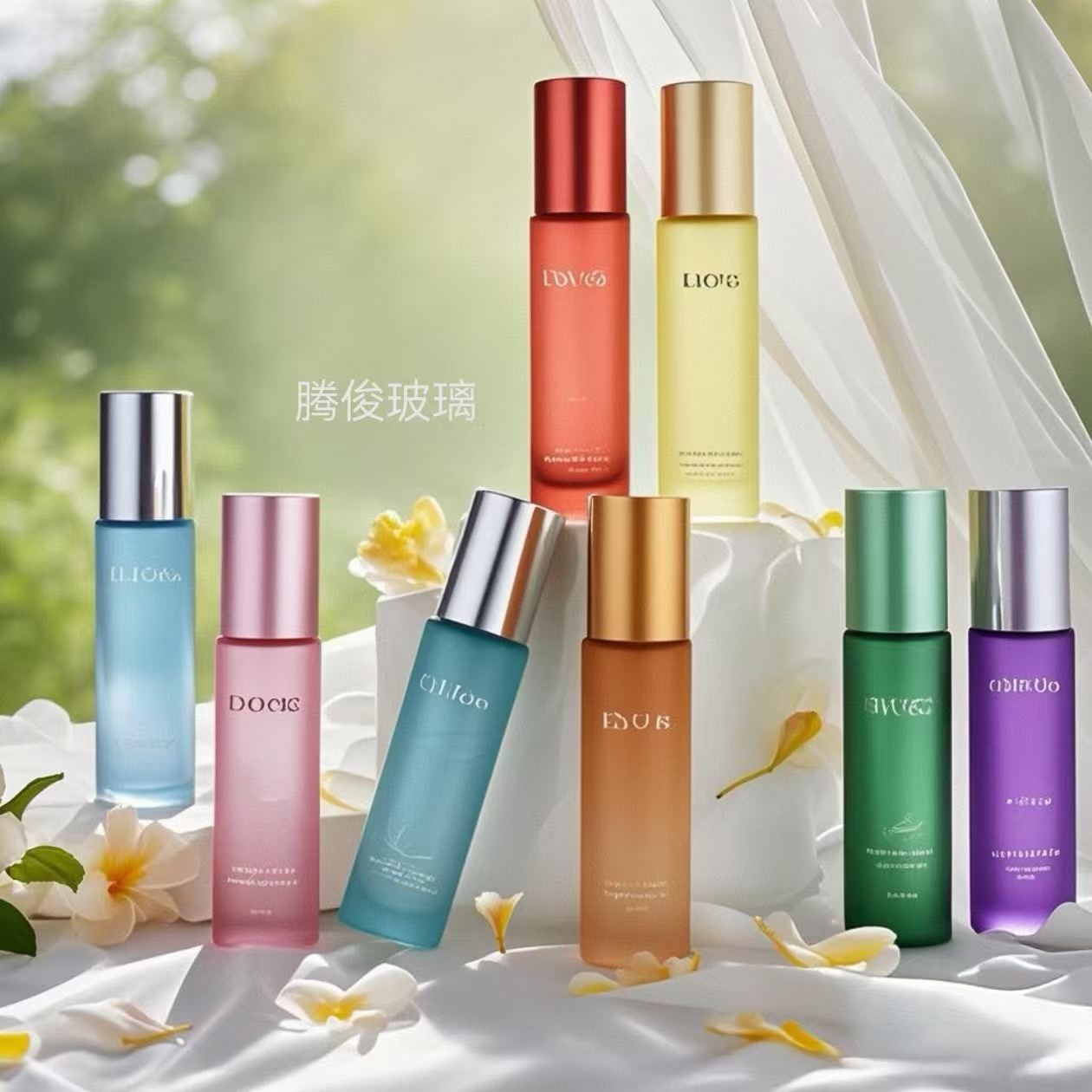 喷涂滚珠瓶走珠瓶10ml眼部精华液化妆品分装瓶5ml蒙砂精油滚珠瓶