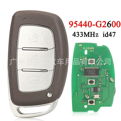 95440-G2600 for 3-key Hyundai Ioniq Smart Card Car Key 433mhz FSK ID47