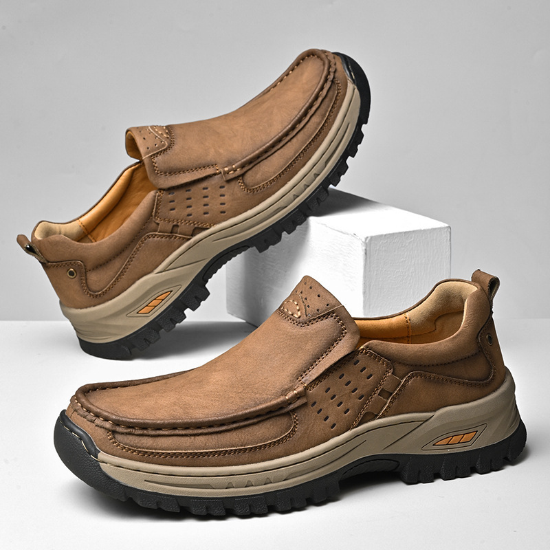 Slip-On Leather Shoes, Independent Stand, Amazon Cross-Border Foreign Trade Popular Men's Shoes, Autumn New Men's Leather Shoes