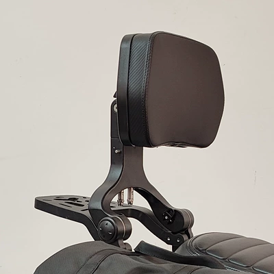 Suitable for Honda CGX150: Motorcycle bumper - upgraded-a-aluminum-alloy-folding-flat-backrest-tail-rack
