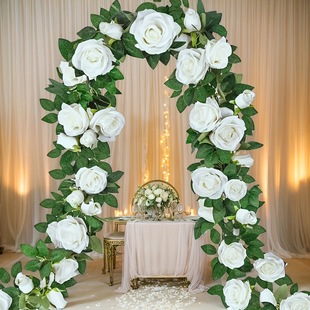 Artificial Flowers, Silk Flowers, Rattan Vines, Rose Vines, Air-Conditioning Pipes, Wedding Arches, Wrapped Decorative Flower Vines