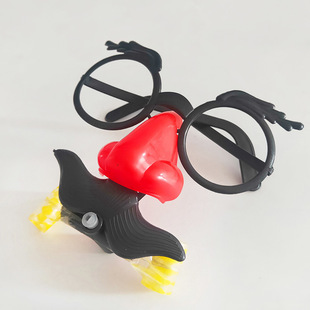 Blowing beard glaring eyes large glasses blowing dragon big nose blowing dragon glasses holiday stall supply trick wholesale