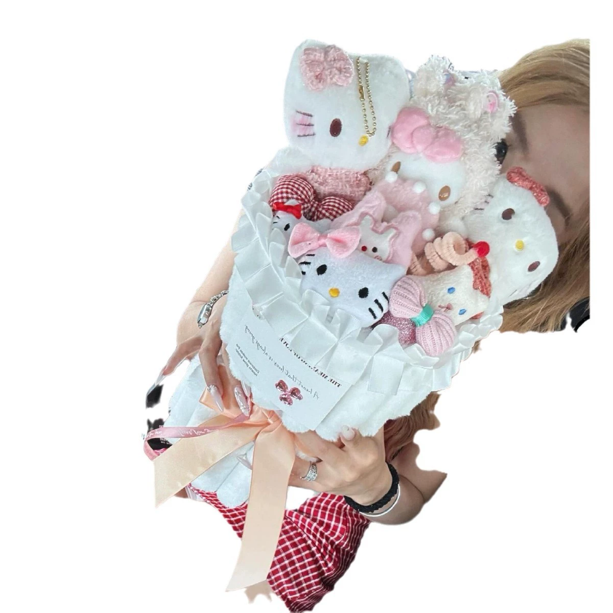 Hello Kitty, мультяшная кукла, подарок на день рождения, букет