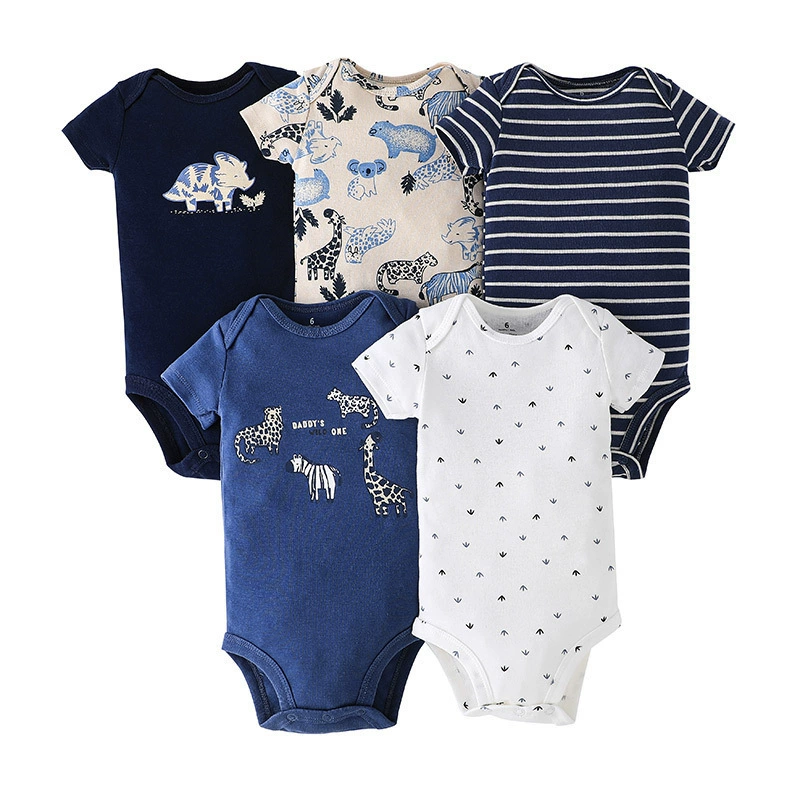 Summer bodysuit, set, with short sleeve