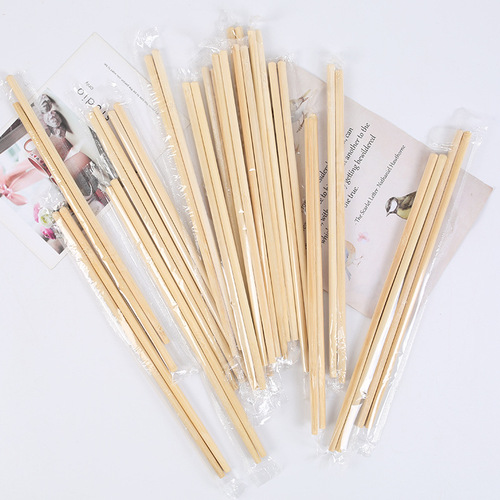 Disposable chopsticks wholesale lengthened and thickened household bamboo chopsticks hotel restaurant tableware boutique bamboo chopsticks factory direct sales