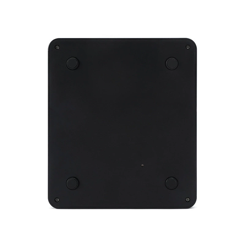 Square touch coffee electronic scales, black smart device, touch screen, 0, 1G