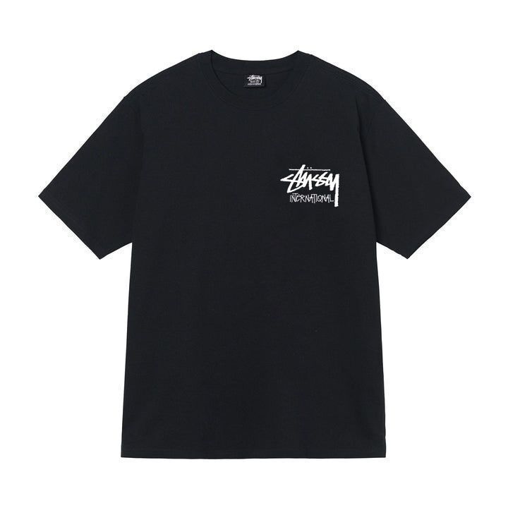 【2】New Men's and Women's Short-Sleeved T-Shirts Summer Navy Blue Khaki Black White Men's Loose T-Shirt 270g