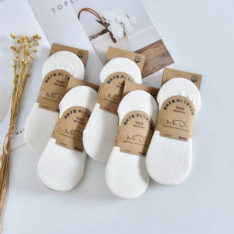 Spring and Summer New Men's and Women's Invisible Ankle Socks Men's Simple Casual Breathable All-match Solid Color Striped Deodorant Cotton Socks