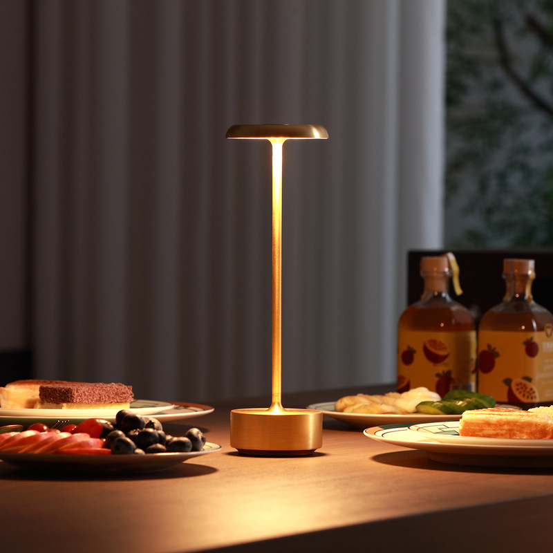 Highly Cost-Effective Rechargeable Atmospheric Outdoor Table Lamp, Creative Decorative Ornament, Atmospheric Restaurant Led Bedside Lamp