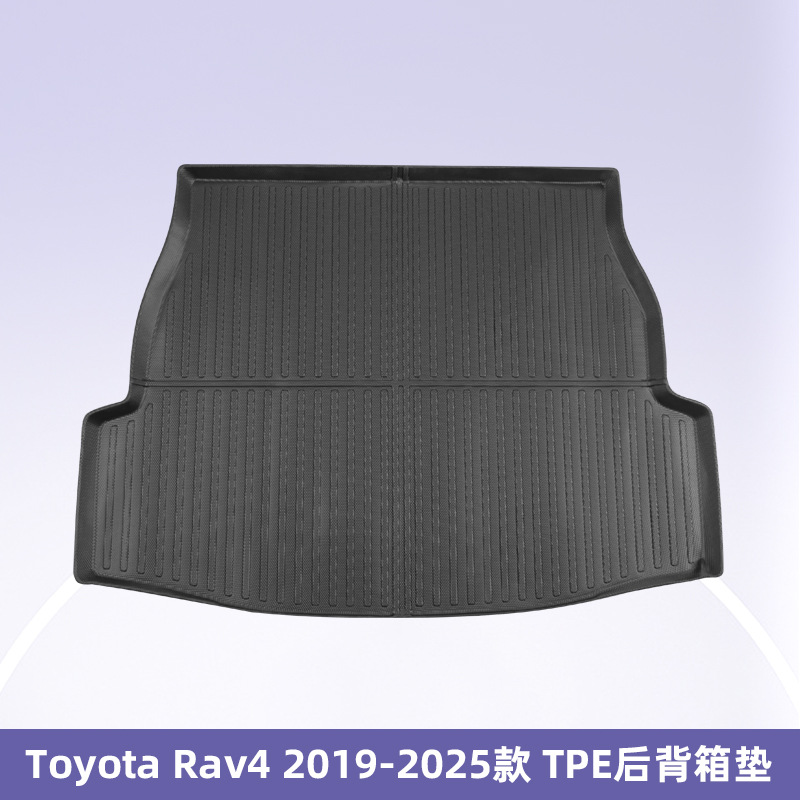 Aplicable a TOYOTA RAV4 2013 - 2025 3D todo el tiempo TPE cojín de pie cojín de colateral