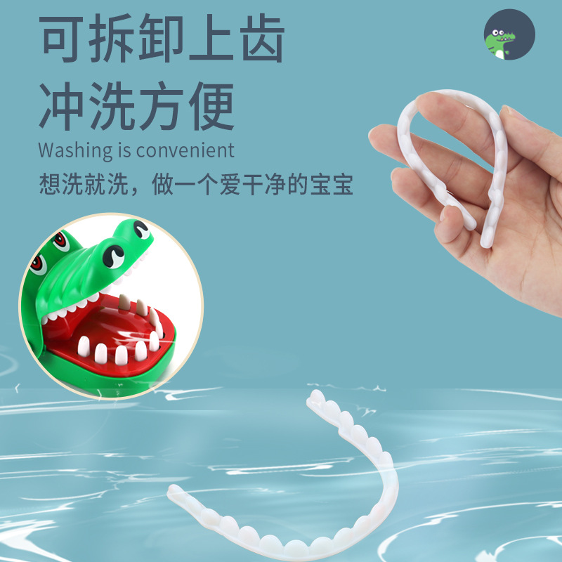 Dedo de mordida boca grande juguete cocodrilo dinosaurio gigante dedo de mordida tiburón hechizo juguetes de reducción de estrés para niños mayorista