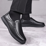 Мужские туфли для отдыха для кожаной обуви, универсальная классическая обувь, мягкая подошва