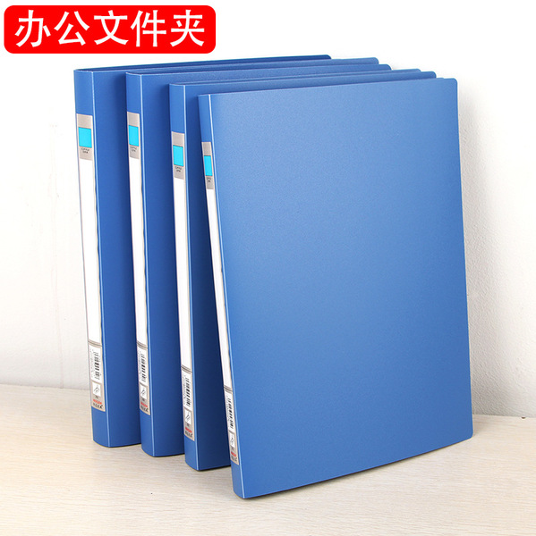 plastic blue folder