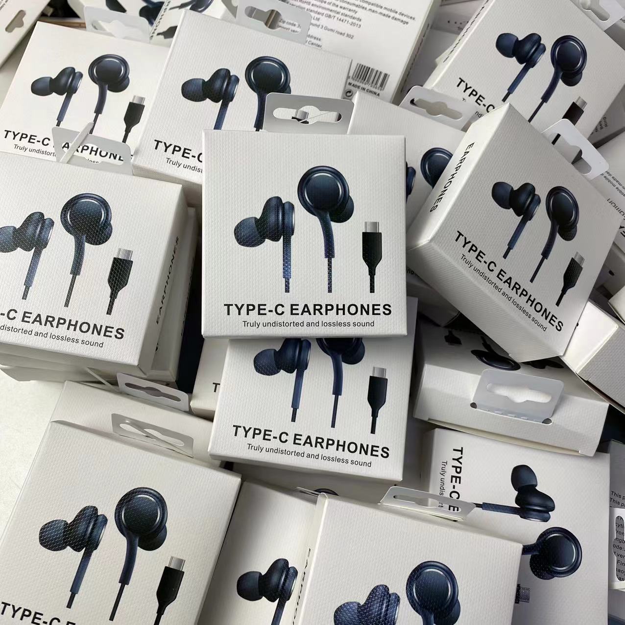 Adecuado para auriculares Samsung Note10/N20/S8/S10/S22, cable de auriculares con decodificación digital tipo c con llamada de micrófono