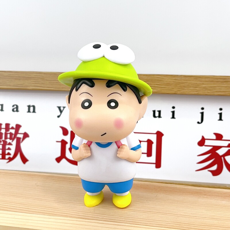 网红蜡笔小新手办潮玩周边小新公仔卡通玩偶桌面摆件玩具批发礼物|undefined