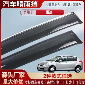 Nissan Tiida üçün avtomobil pəncərəsi yağışlıqları, xarici modifikasiya aksesuarları