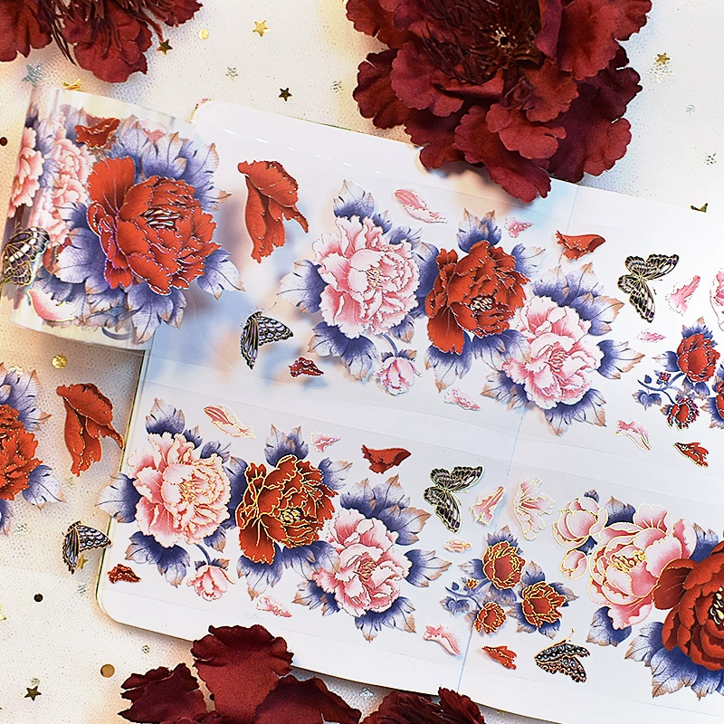 Древний стиль, ручная лента, пет, бамбуковый коллаж ручной работы,