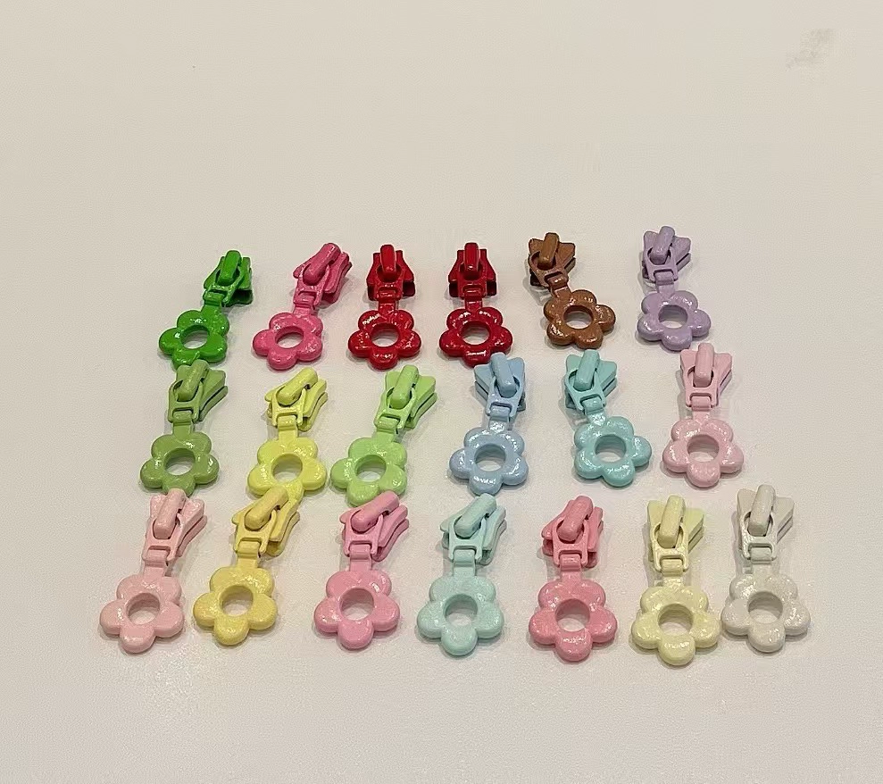 Оригинальные YKK №3 застежки-молнии с цветочным дизайном из смолы, аксессуары для багажа, аксессуары для одежды, аксессуары ручной работы, аксессуары для творчества, пластиковые и другие.