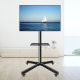 Amazon storm LCD TV stand floor movable vertical cart display rack 26-55 inch