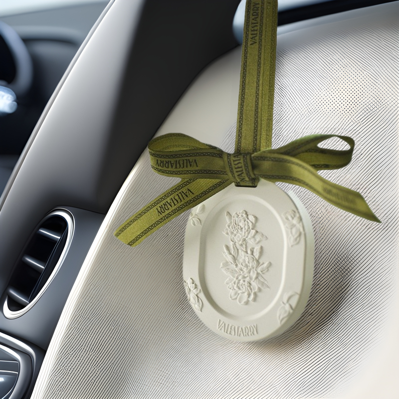 2024 New Osmanthus Car Fragrance Tablets Long-Lasting Premium Car Fragrance Tablets Pendant Camellia Gypsum