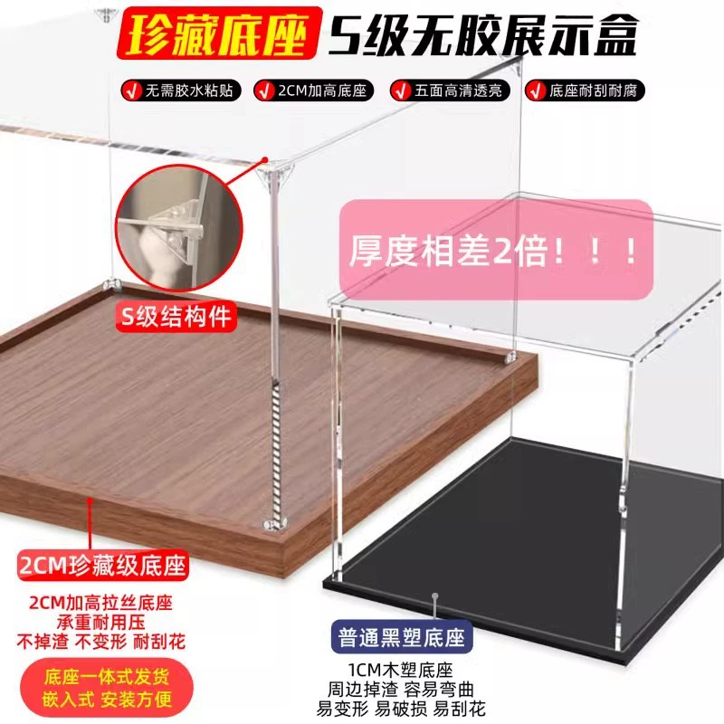Acrylic stand, hut, minifigure, storage system, DIY, bread