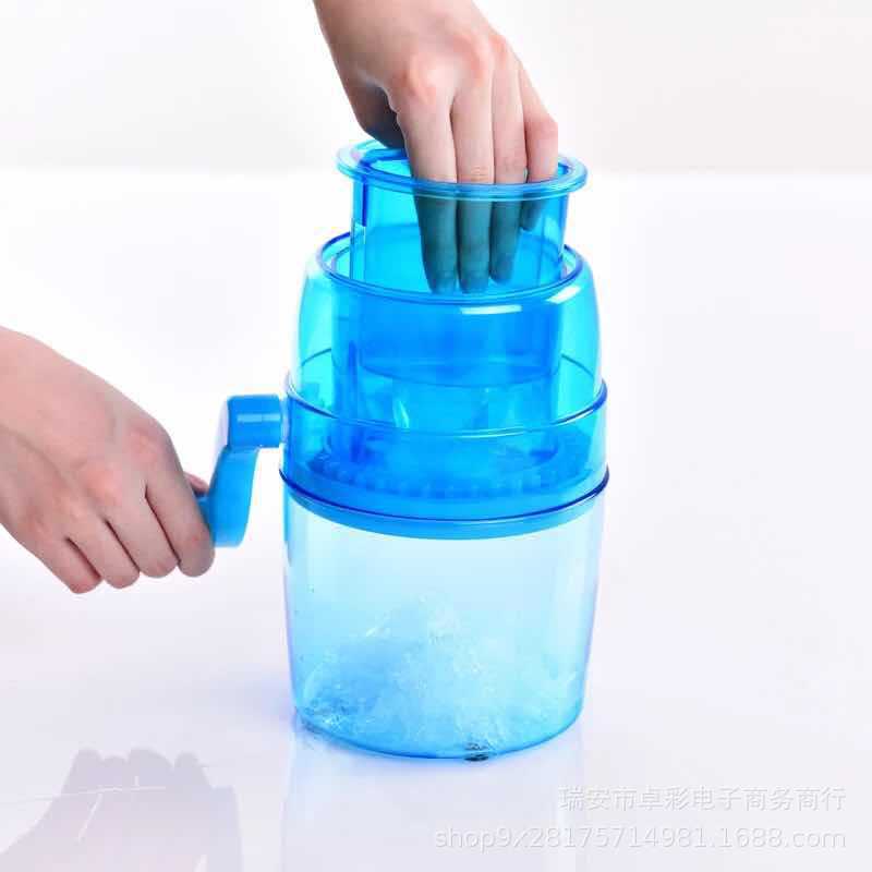 New manual shaved ice crusher small mini sand ice machine children's household ice crusher manufacturers wholesale