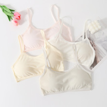 夏季透气网女童小背心发育期少女内衣学生初中生学生儿童内衣吊带