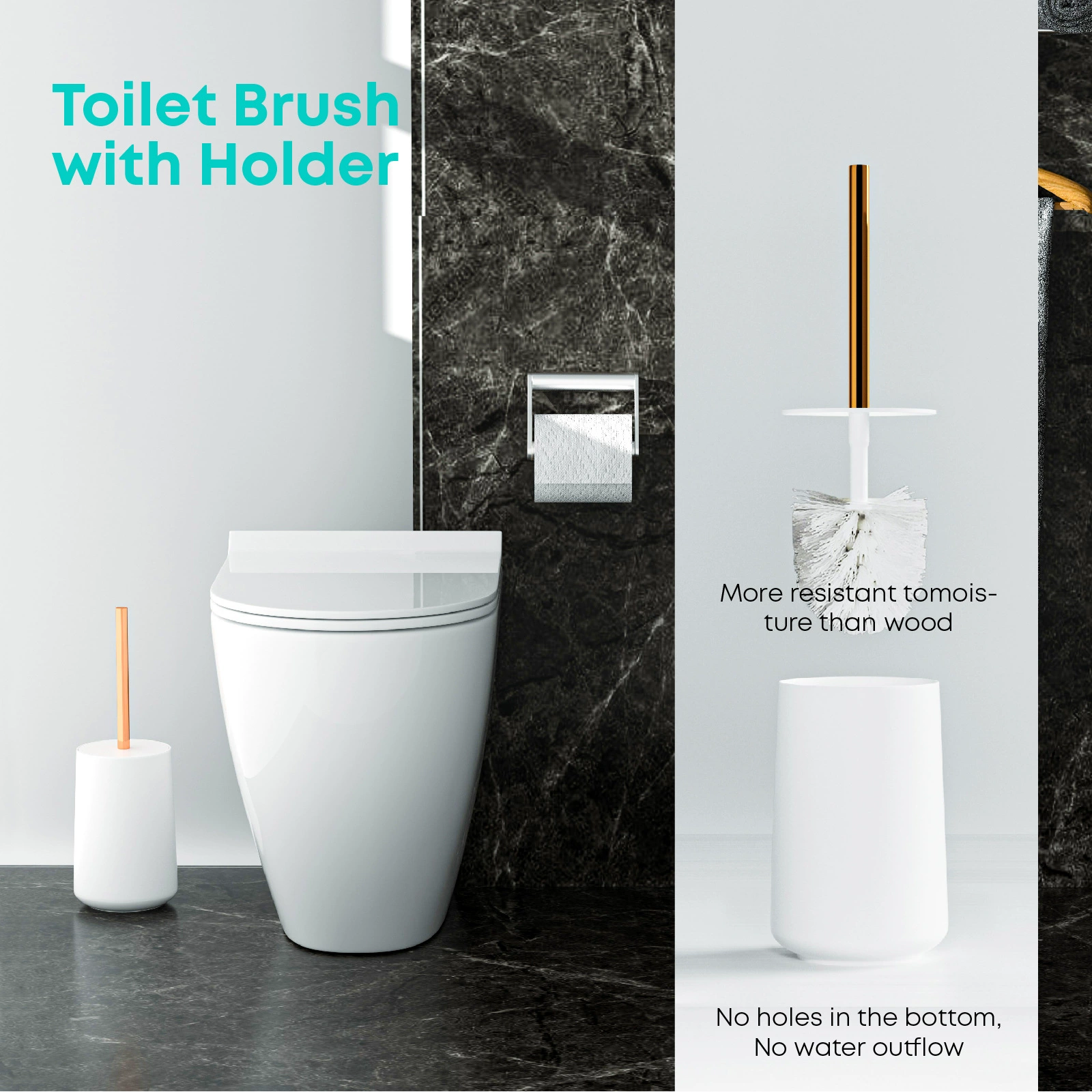 Elite set, toilet, garbage can, container