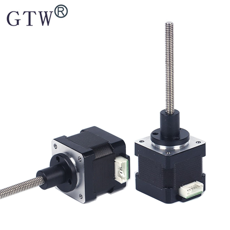 57mm nema23丝杆直线步进电机 外驱式电机 丝杆长度可按客户要求