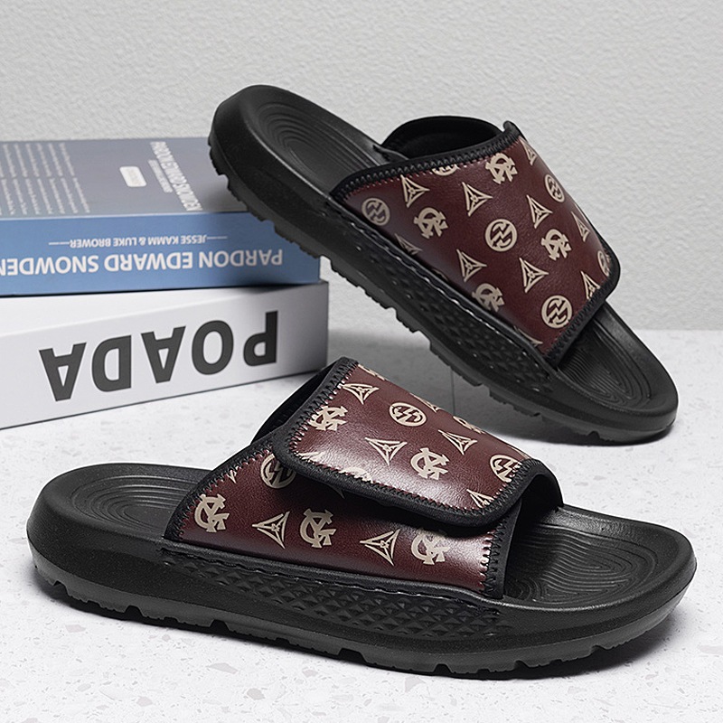 Chanclas Sandalias y pantuflas casuales para hombres Verano para hombres Velcro para hombres Zapatos retro de playa 2025 Nuevo estilo