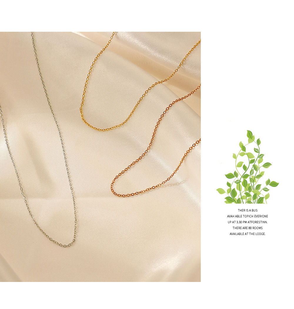 Simple Style Geometric Stainless Steel Gold Plated Necklace