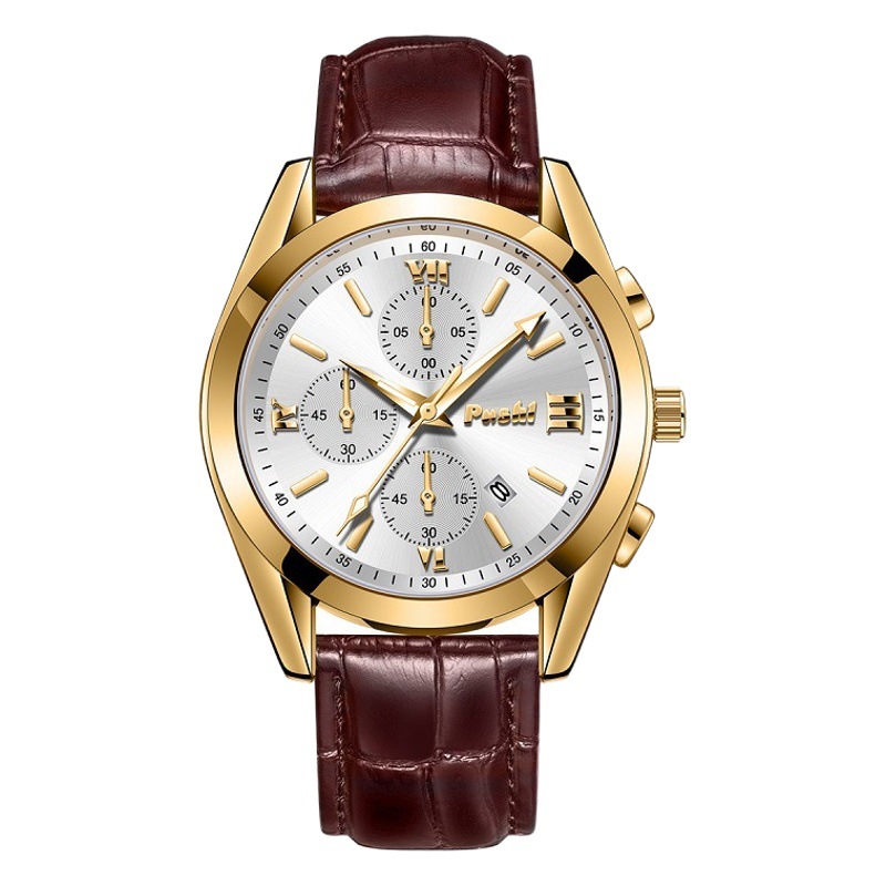 POSHI nuevo reloj luminoso impermeable para hombres Calendario de moda de Corea del estudiante en línea popular transfronteriza