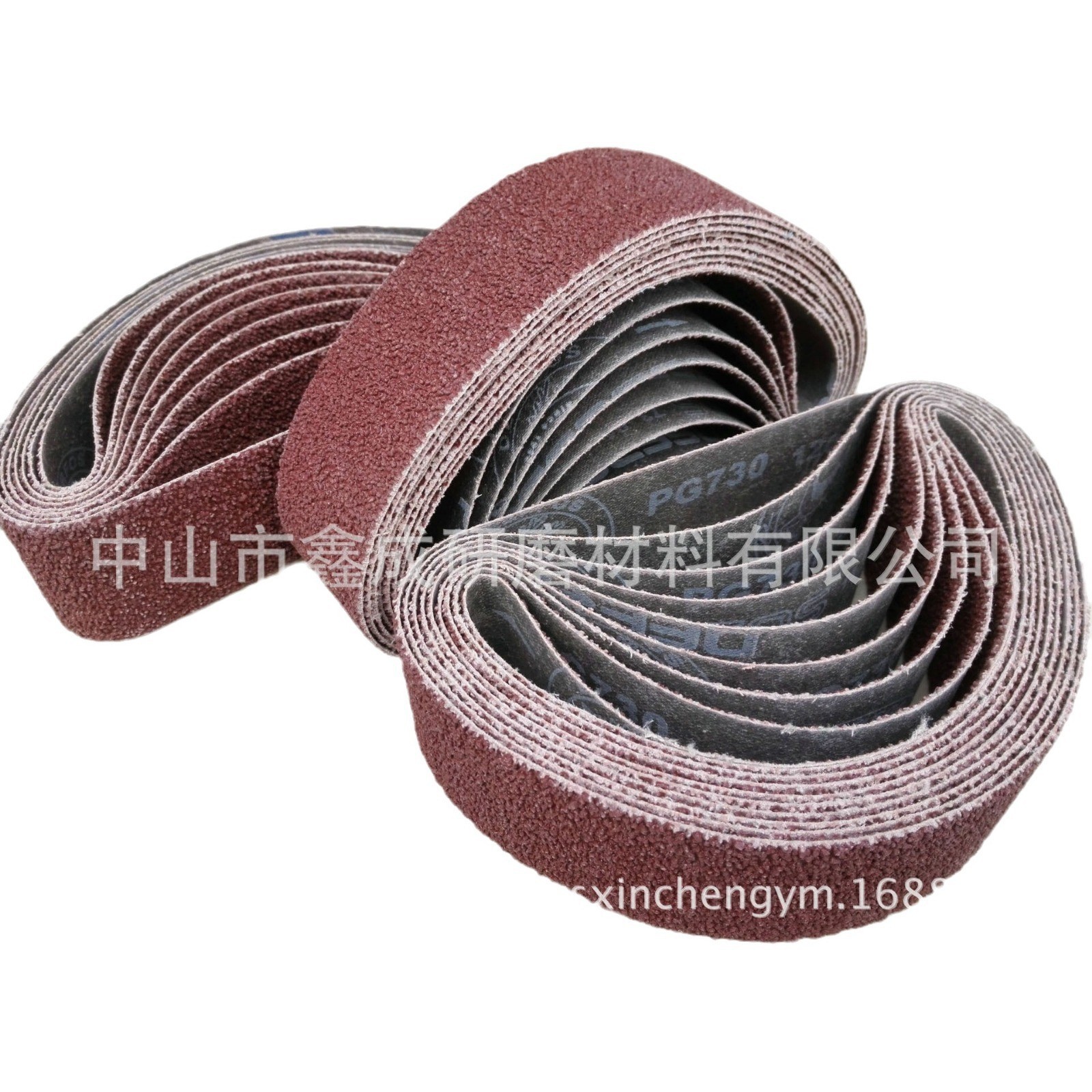 进口鹿牌PG730堆积砂带80#虫仔沙带水槽拉丝砂带韩国抛光打磨环带