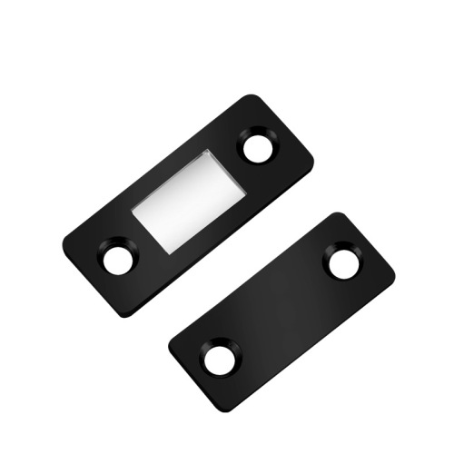 Hole-free invisible sliding door magnetic cabinet door push-pull cabinet door strong magnetic micro-magnetic collision cabinet with thickened floor suction