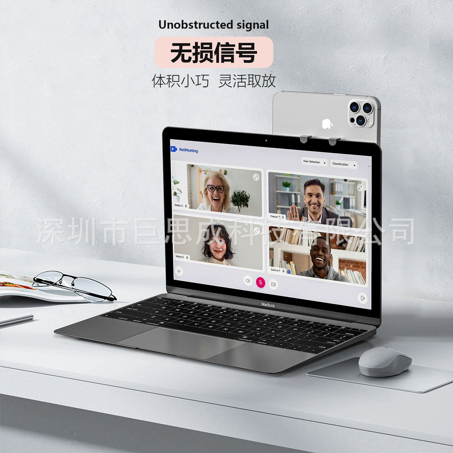 Apple, Mac, совместимый ноутбук, трубка, держатель для телефона