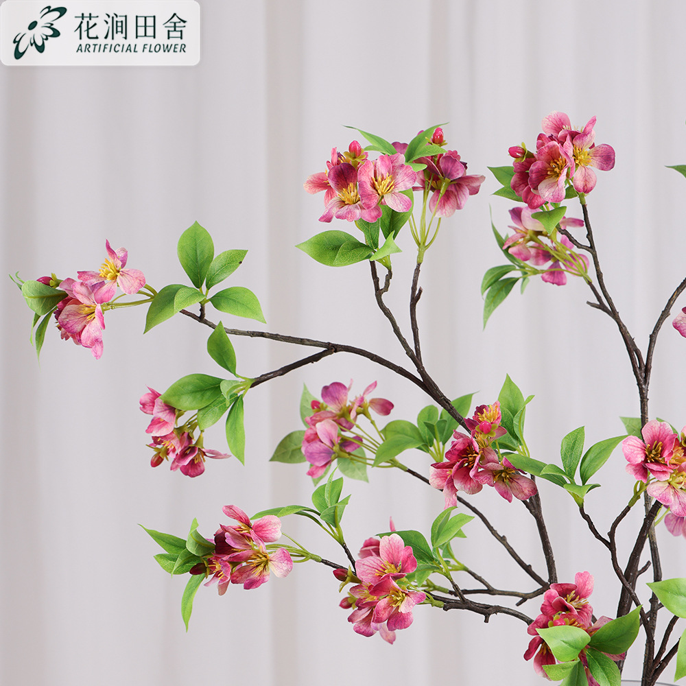 New Chinese style single-petal cherry blossom artificial flower…