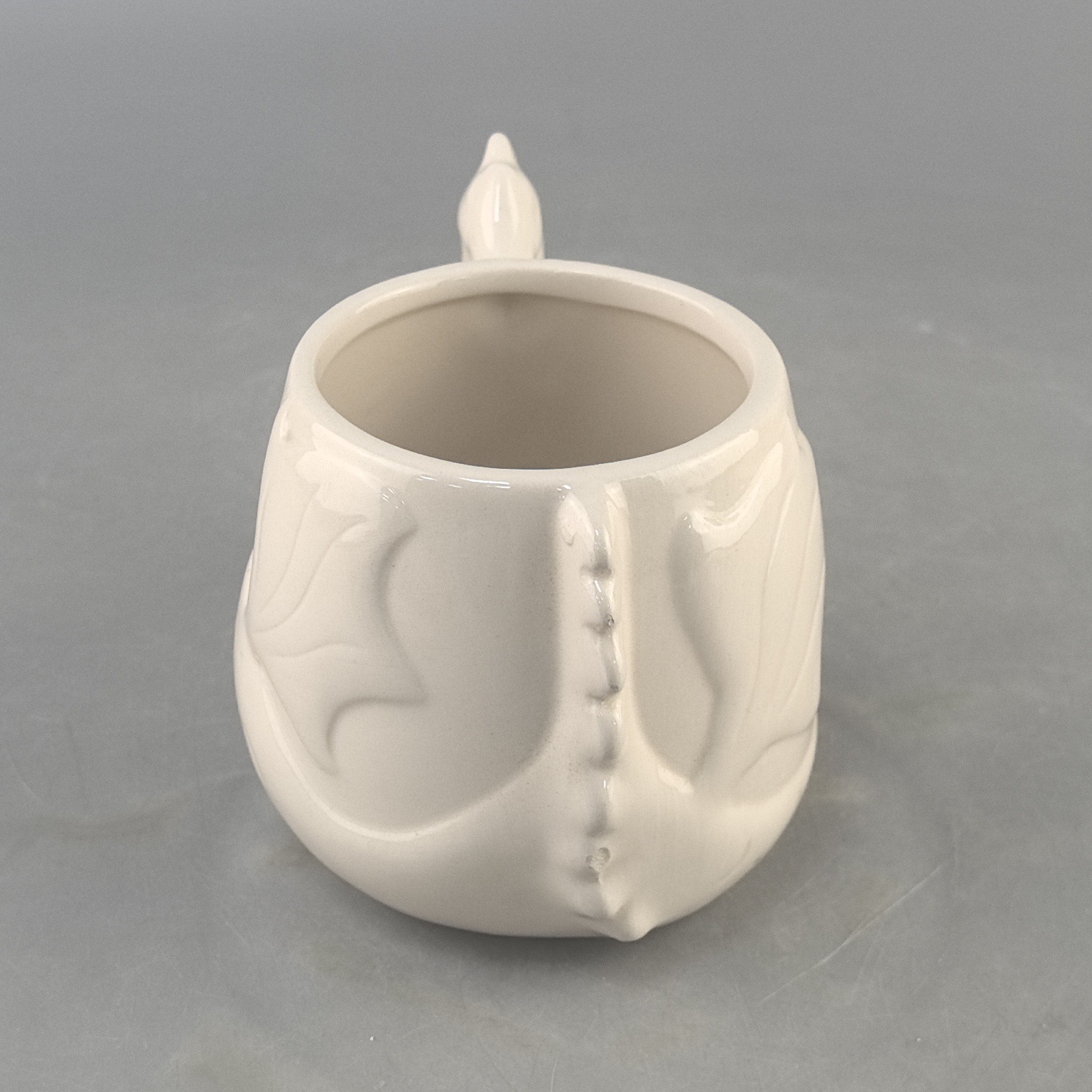 Cerámica DIY33D Taza con forma de dinosaurio Taza ins linda y de alto valor con pintura para pintar y beber agua