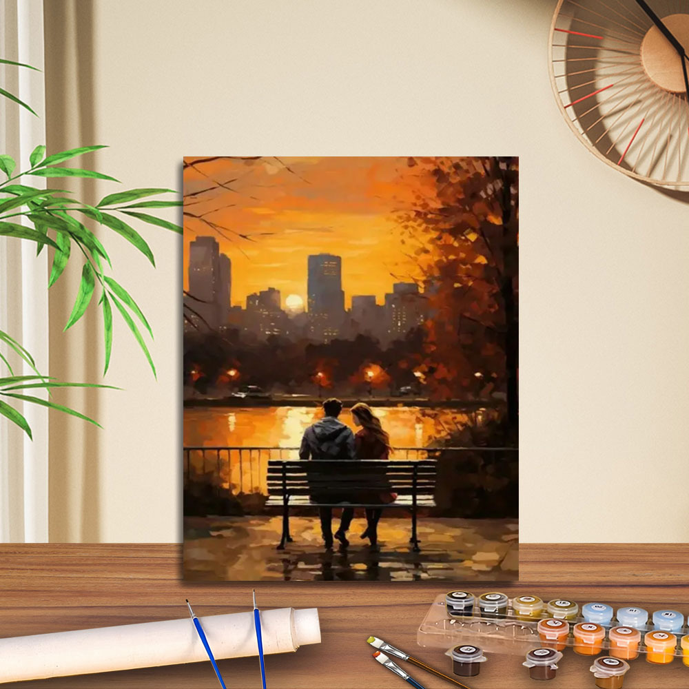 Transfronterizo jitdiy agente de pintura al óleo digital fabricantes al por mayor puestos de pintura al óleo artesanal pintura decorativa Amazon relleno de color