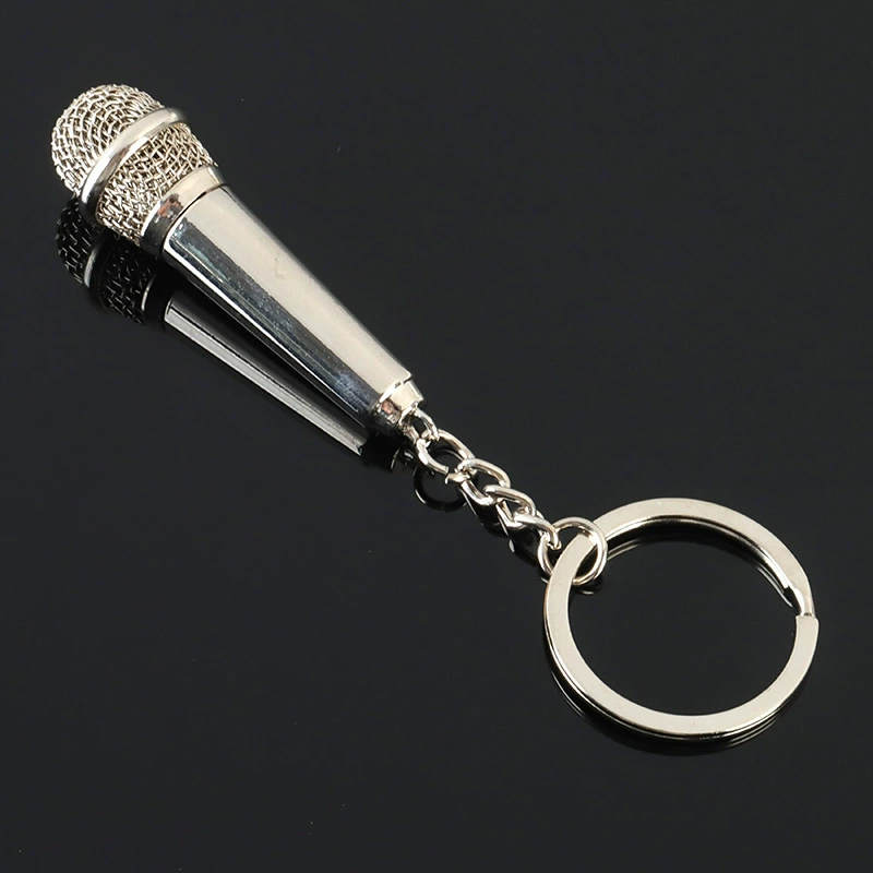 Creative microphone, keychain for men and women
