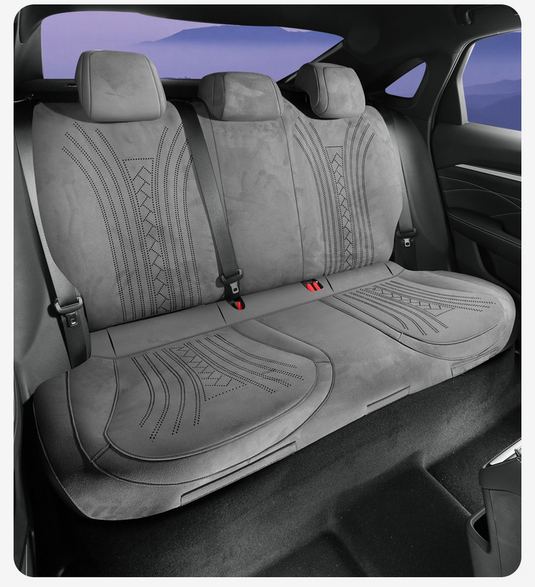 Suitable for Galaxy Starry 7, this car seat cover is made of suede, provides full coverage, features ventilation holes, and is suitable for all seasons