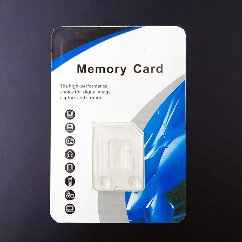 Supply single card blue TF memory card packing box English neutral cardboard cardboard Small size packaging