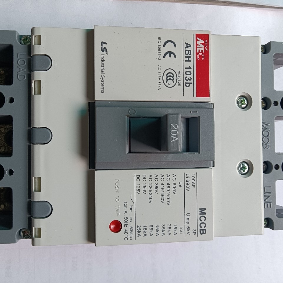全新原装LS产电塑壳断路器ABH103b 3P20A
