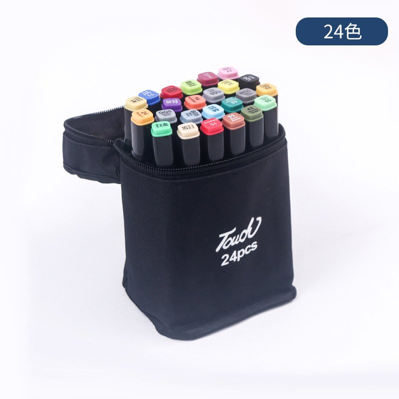 Marca pluma estudiante arte pintura de color especial 36/48/80/168 color pintura doble cabeza marca pluma traje