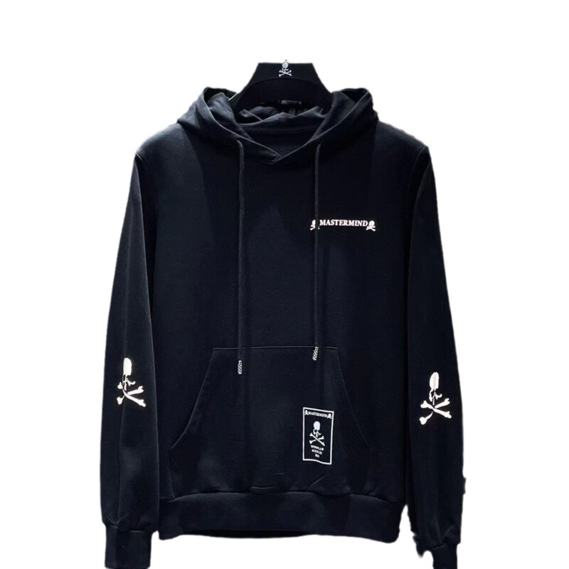 2024 New Style Sweater Men's Fashionable Brand Skull Loose Hoodie Sweater Zipper Jacket for Men and Women Solid Color