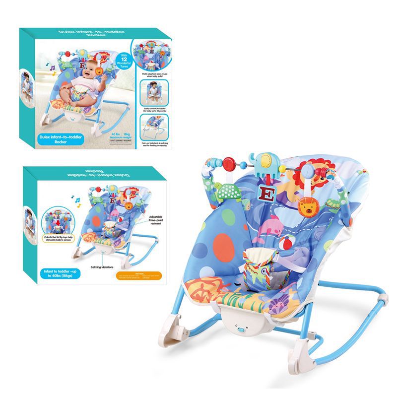 New Ocean Baby Rocking Chair with Vibration Function with Music Coax Baby Cradle Game Seat