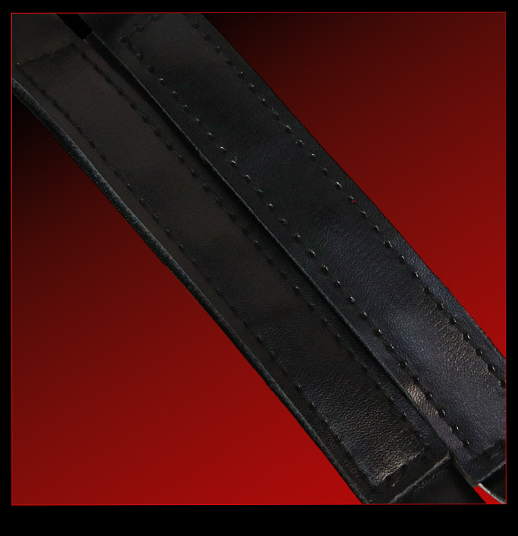 SM Dog Headgear Mouth Restraint for Couples, PU Leather Bondage Accessory, Black — detail image 38
