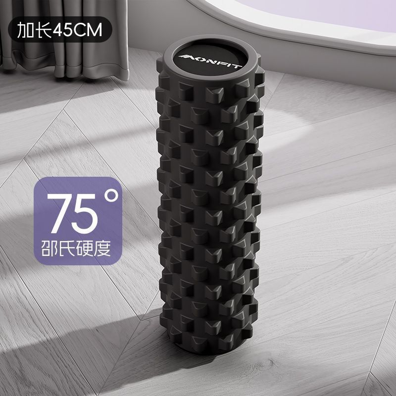 实心泡沫轴肌肉放松狼牙棒滚轴瘦腿滚背滚轮按摩滚腿瑜伽器材|undefined